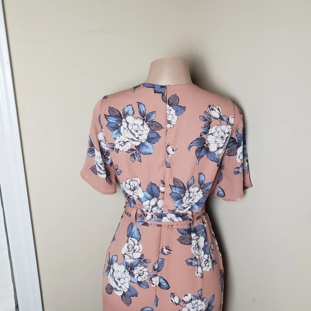SIENNA SKY Floral Ultra Mini Dress with Long Cover - Picture 9 of 10